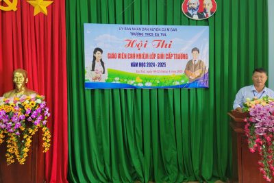 Hội thi Giáo viên chủ nhiệm lớp giỏi năm học 2024-2025.